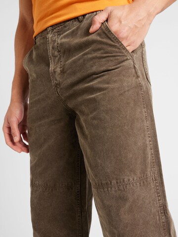 Loosefit Pantalon 'Micha' WEEKDAY en marron