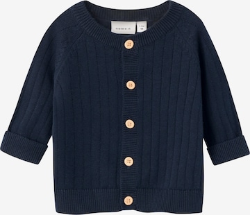 NAME IT Knit Cardigan 'Theodor' in Blue: front