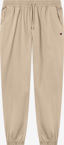 Champion Authentic Athletic Apparel Tapered Housut värissä beige: etupuoli