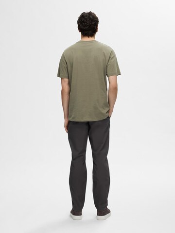 žalia SELECTED HOMME Marškinėliai 'ASPEN'