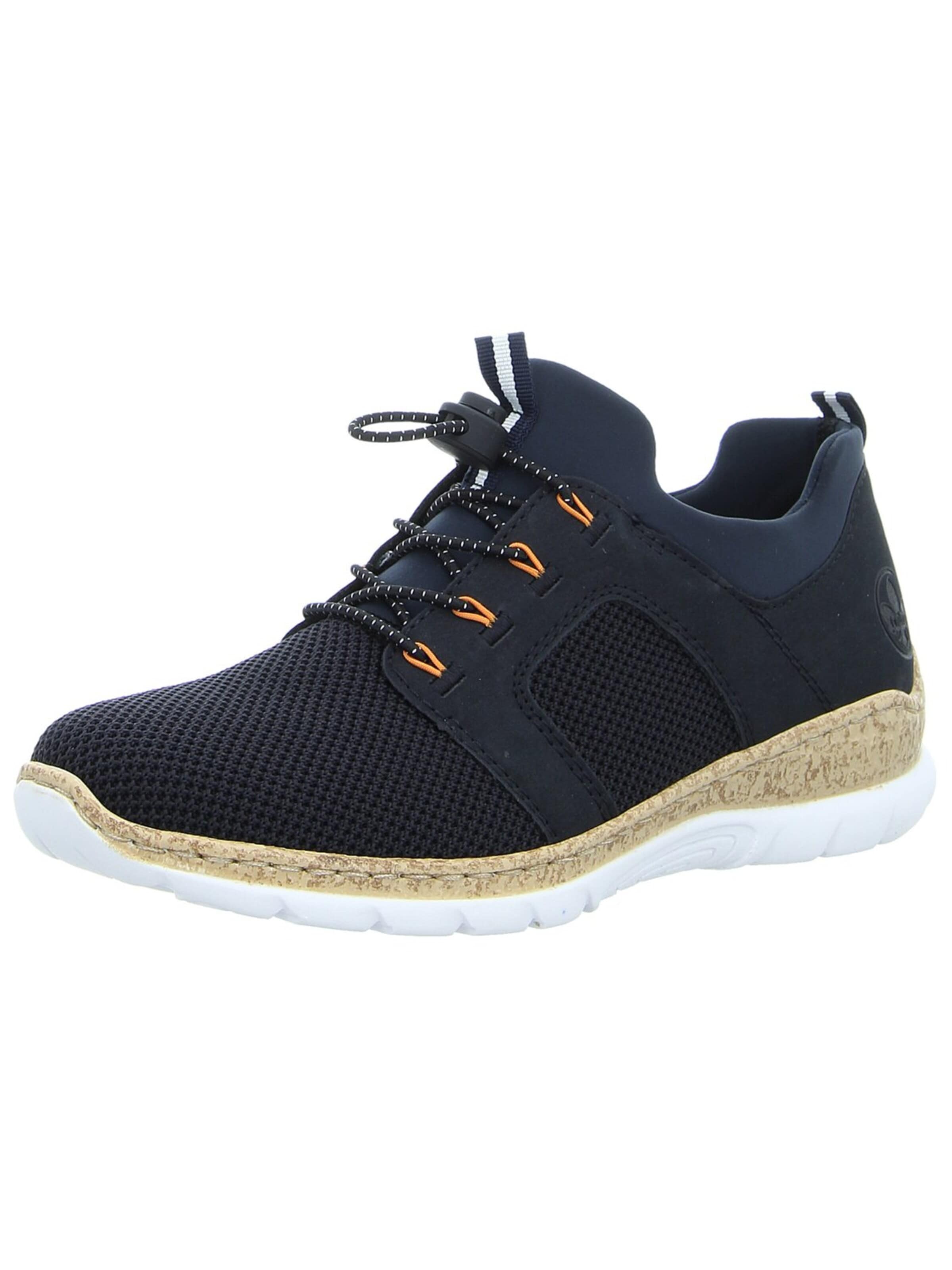 Rieker Slip On 'Sneaker Damen N4290-14 Leder-Mix in blau'‌‌‌‌‌‌ in Blau: Vorderseite