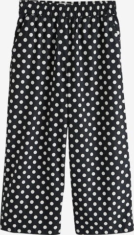 Loosefit Pantalon Next en noir : devant