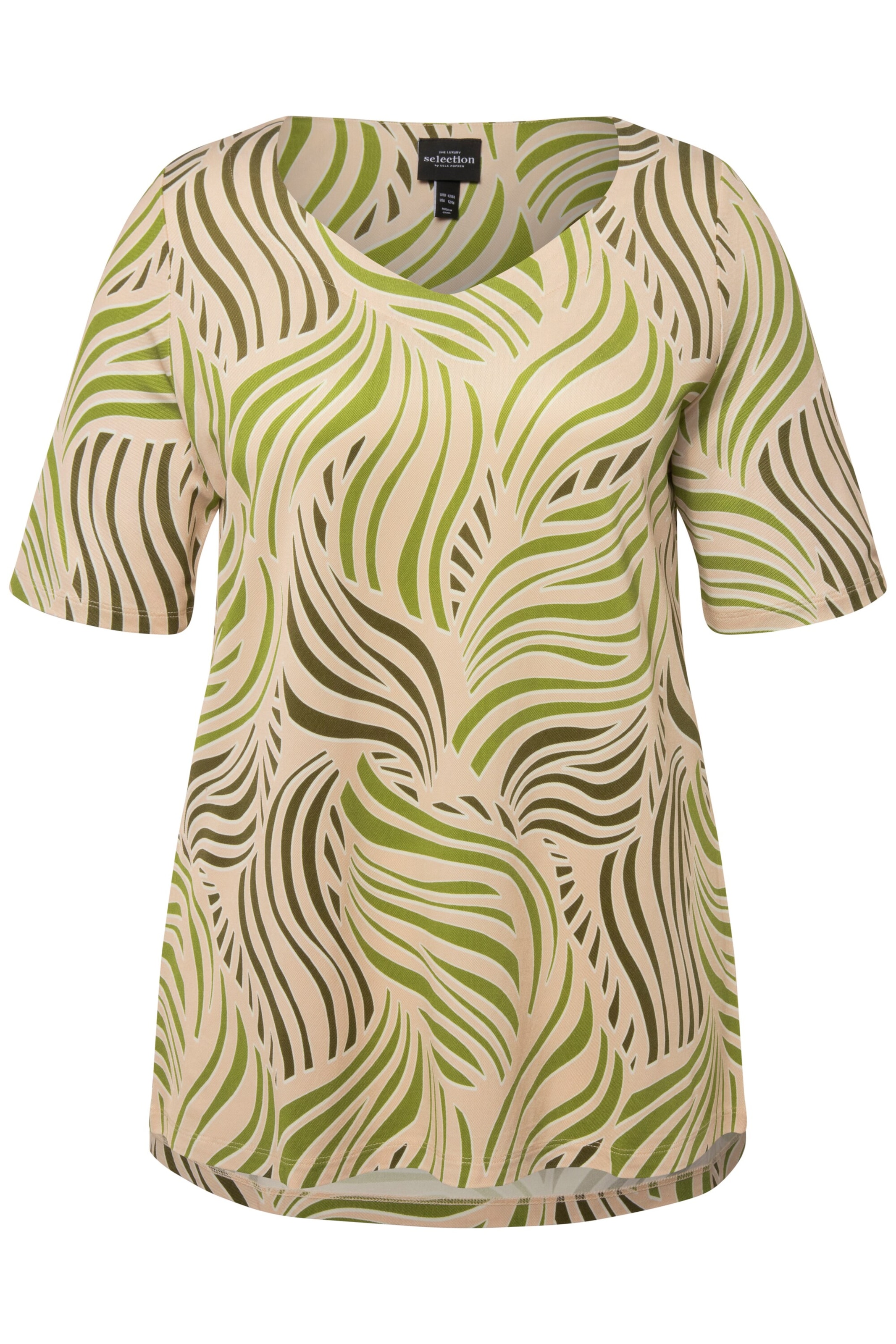 Ulla Popken Shirt in Beige: front