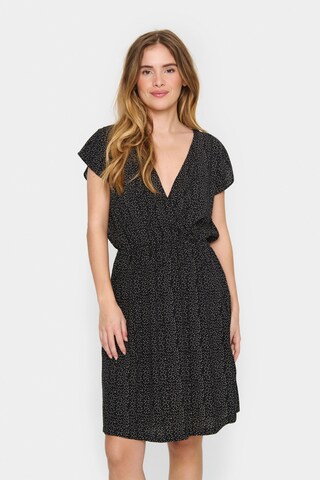 Robe 'Edua' SAINT TROPEZ en noir : devant