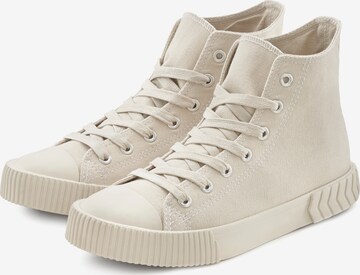 LASCANA High-Top Sneakers in Beige