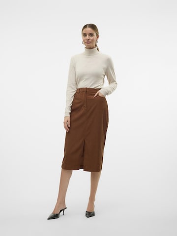 VERO MODA Rok 'VILJA' in Bruin