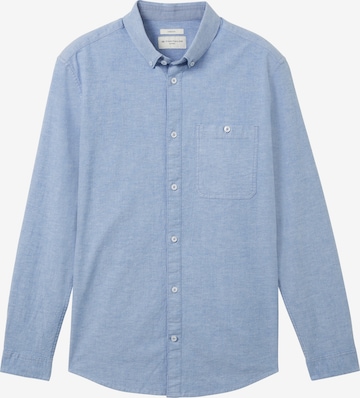 TOM TAILOR Regular Fit Hemd in Blau: predná strana