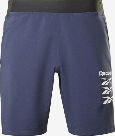 kék / fekete / fehér Reebok Sport Sportnadrágok, Termék nézet