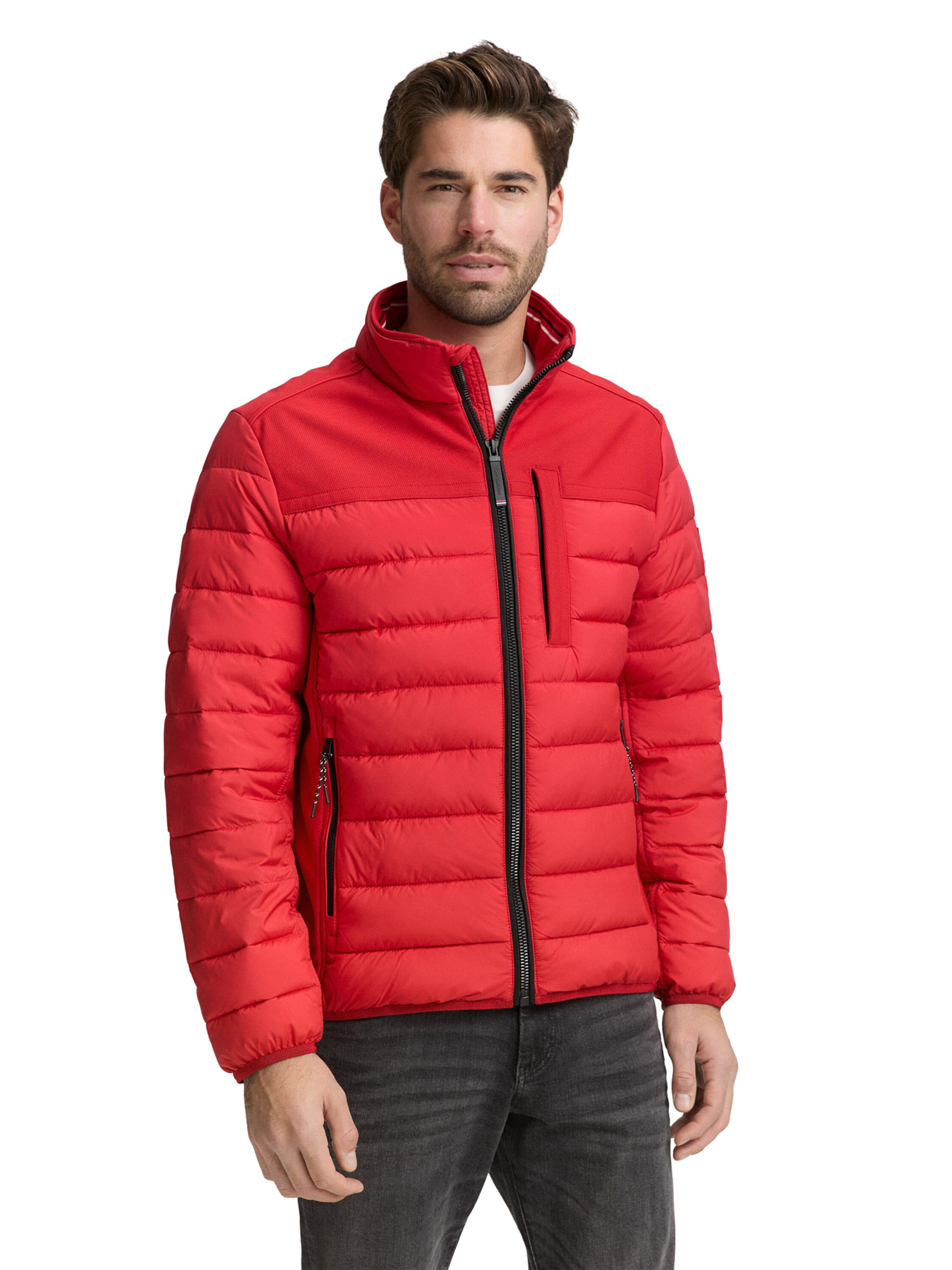 Geacă de primăvară-toamnă de la TOM TAILOR pe roșu: față