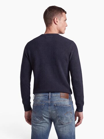 JACK & JONES Pulóver 'JJEBRODY' - kék