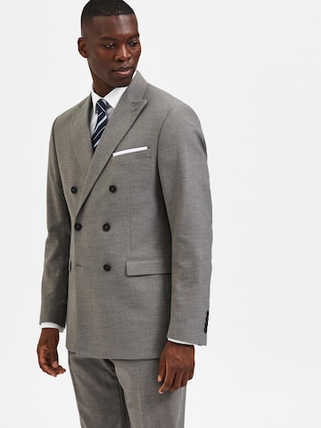 SELECTED HOMME Slim fit Blazer 'Daxlogan' in Grey