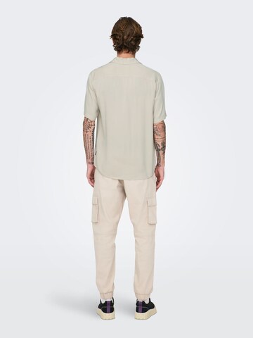 Coupe regular Chemise 'ONSDash' Only & Sons en beige