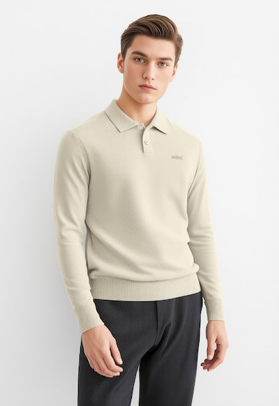 BOSS Pullover in beige, Produktansicht
