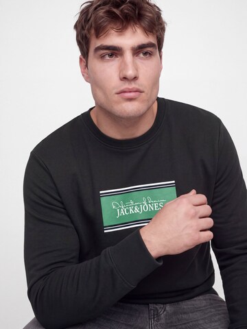 Jack & Jones Plus Sweatshirt 'JJBUSTER' i svart