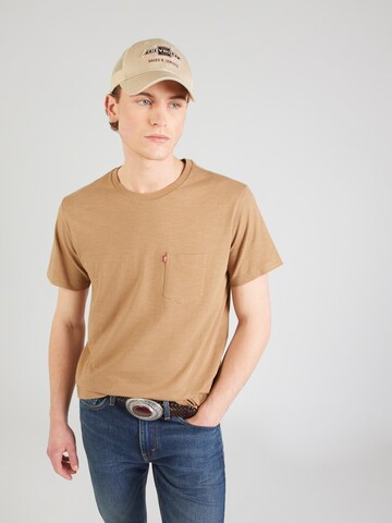 LEVI'S ® Koszulka w kolorze brązowy: przód
