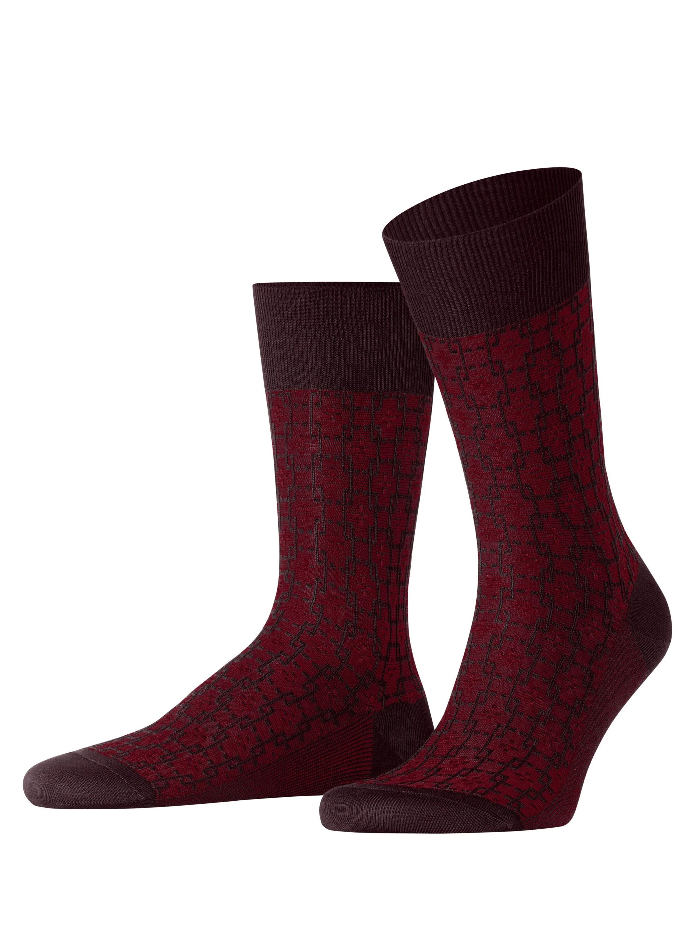 FALKE Socken 'Artwork Tie'‌‌‌‌‌‌‌‌ in Rot: Vorderseite