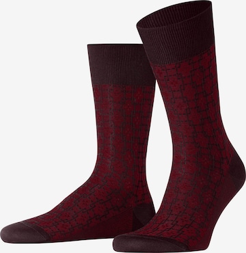FALKE Socken 'Artwork Tie' in Rot: Vorderseite