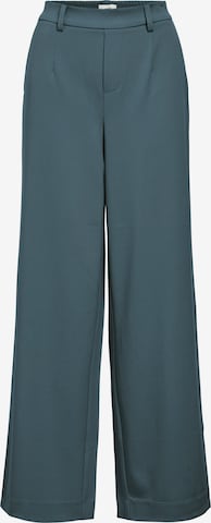 OBJECTWide Leg/ Široke nogavice Hlače 'OBJLISA' - siva boja: prednji dio