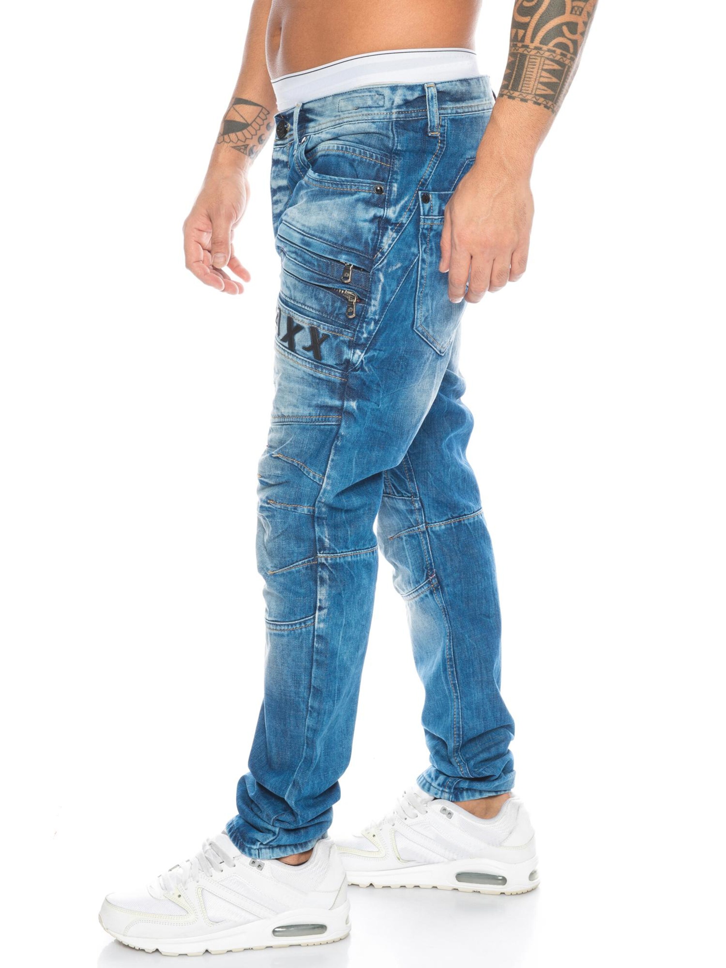 CIPO & BAXX Regular Jeans 'BJ491' in Blau