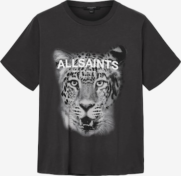 juoda AllSaints Marškinėliai 'ROAR TOMMI': priekis