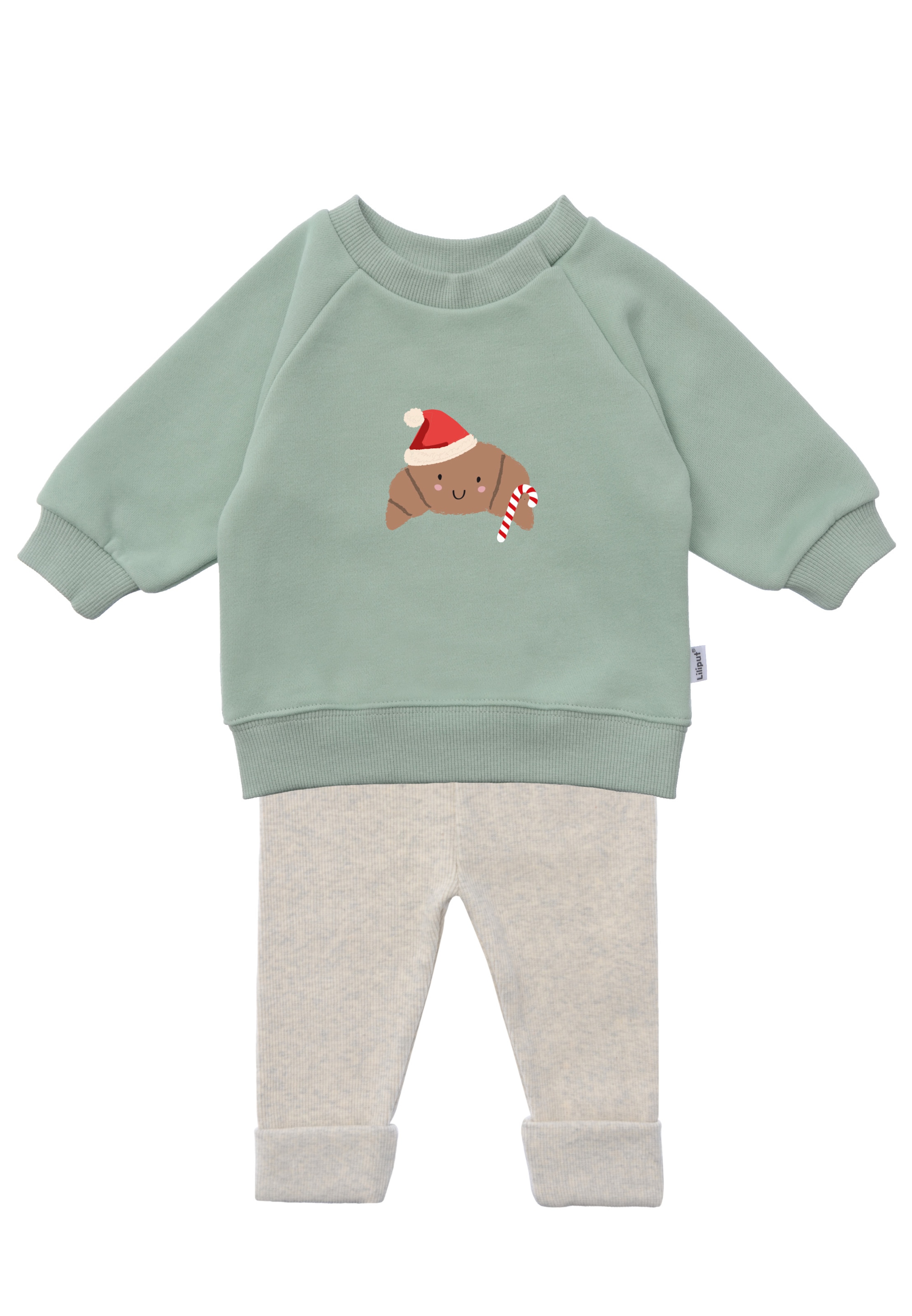 LILIPUT Set 'Croissant' in Grau: Vorderseite