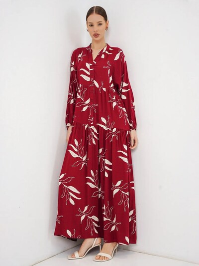 Bigdart Vestido em 44 em borgonha / branco, Vista do artigo