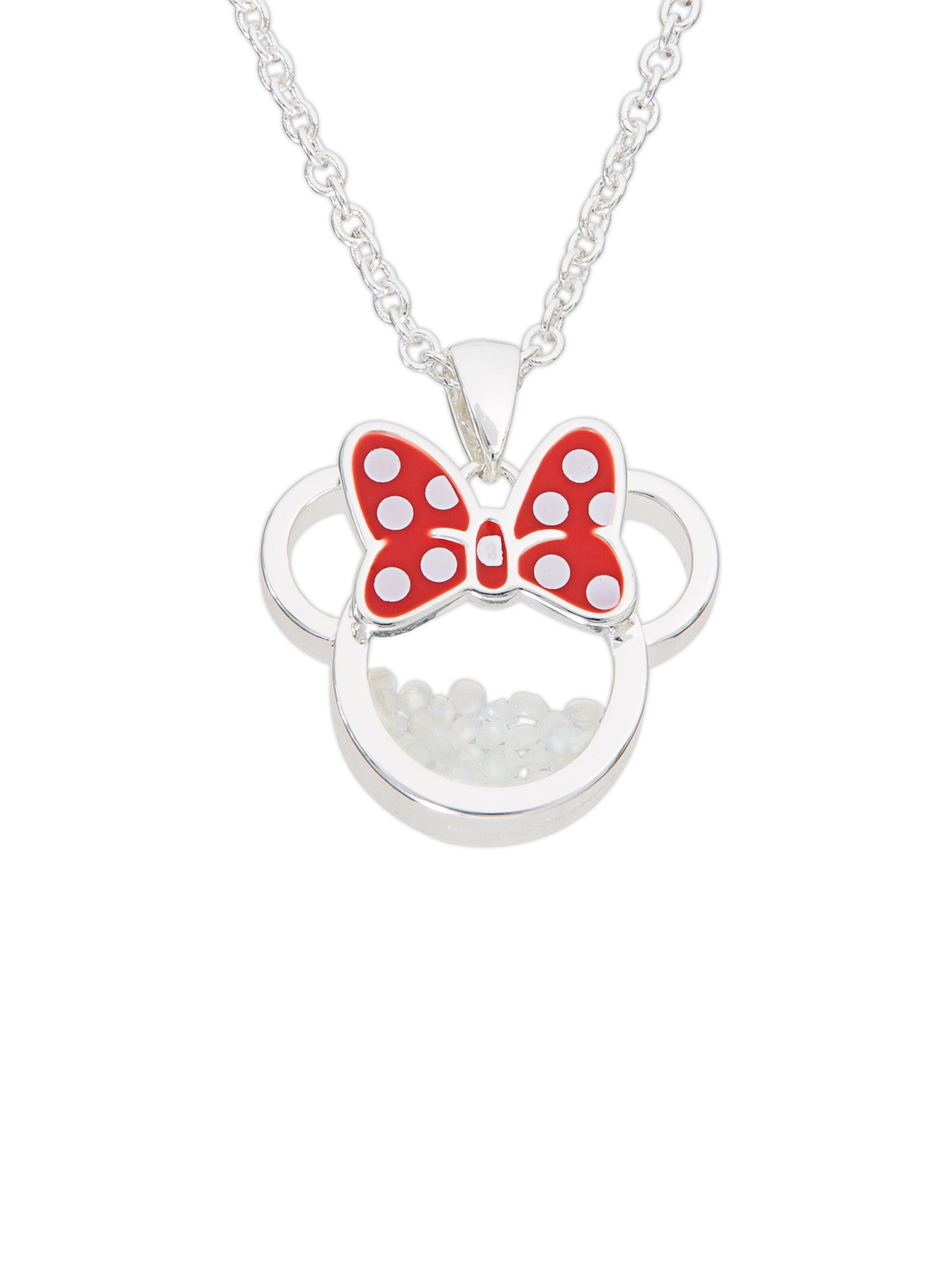 Bijou 'Minnie Mouse Geburtsstein' DISNEY en blanc