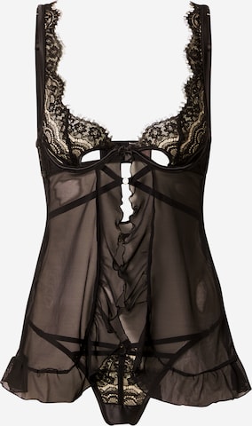 Hunkemöller - Picardias 'Seraphina' en negro: frente