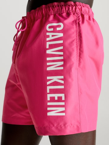 Calvin Klein Swimwear Board Shorts 'Intense Power ' in Pink