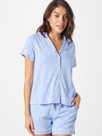 JOOP! Pajama Shirt in Blue: front