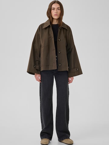My Essential Wardrobe Between-season jacket 'LyonMW' in Brown