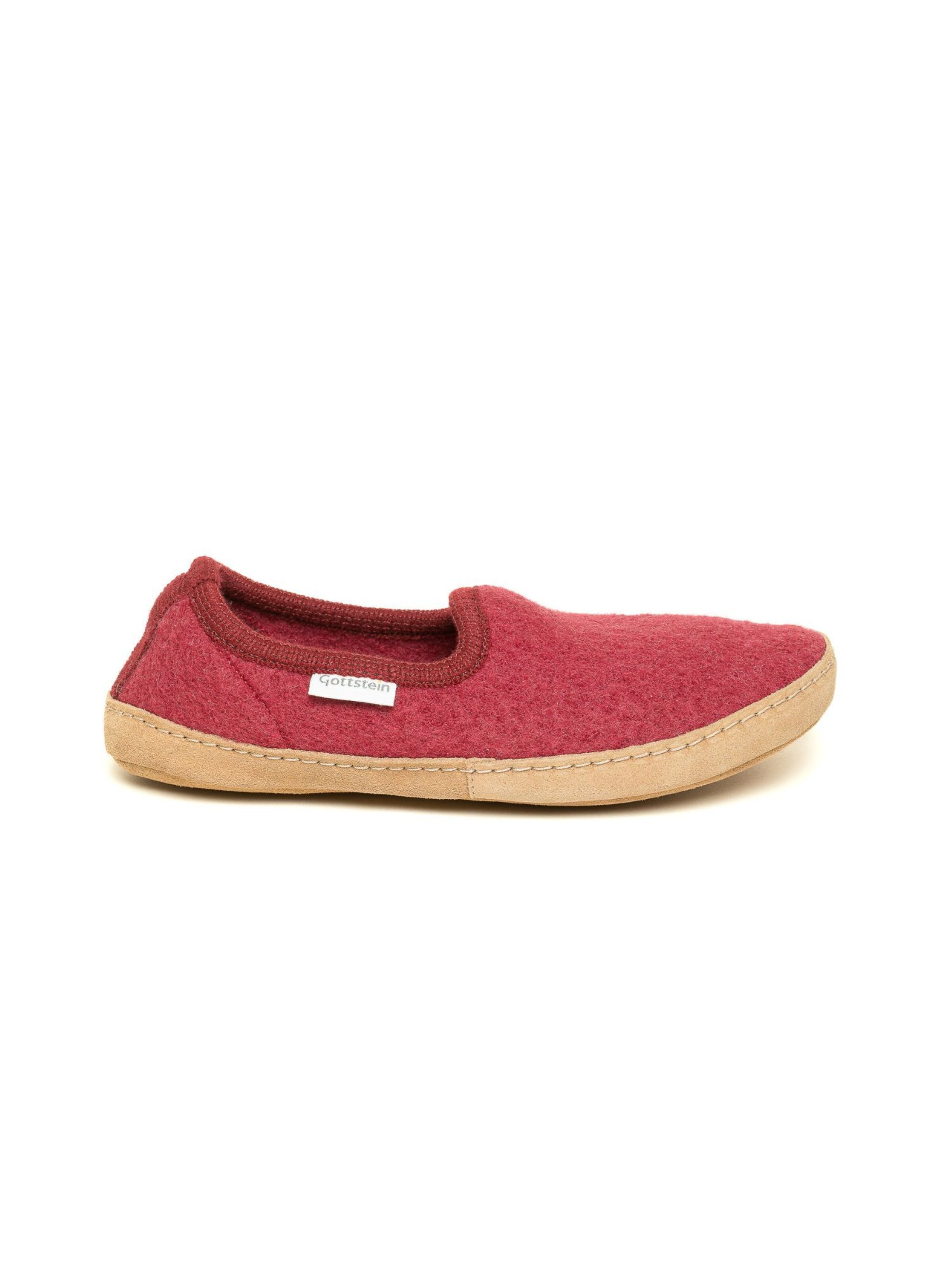 Gottstein Slippers 'Walkpantoffel Cheyenne' in Red