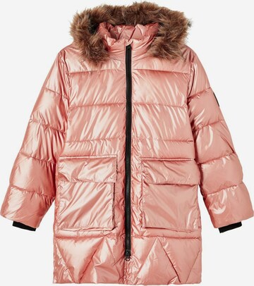 NAME IT Winter Jacket in Pink: front