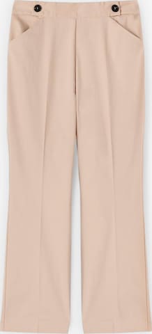 MOTIVI Flared Trousers in Pink: front
