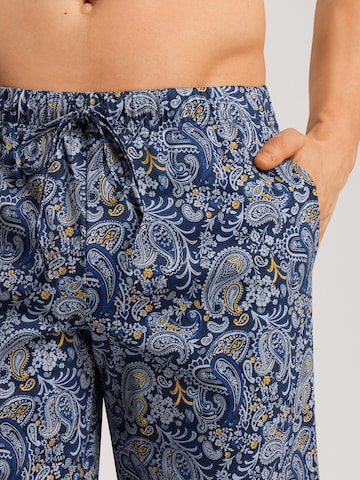 Hanro Pajama Pants 'Night & Day' in Blue