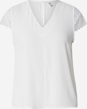 Chemisier 'ONLElva' ONLY en blanc : devant