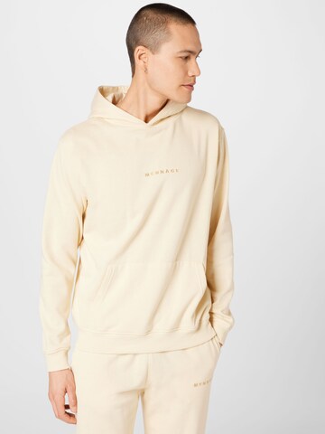 Mennace Sweatshirt 'ESSENTIAL' in Wit: voorkant