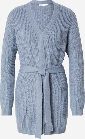 ABOUT YOU Knit Cardigan 'Aleana' in Blue: front