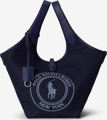 Cabas Polo Ralph Lauren en bleu : devant