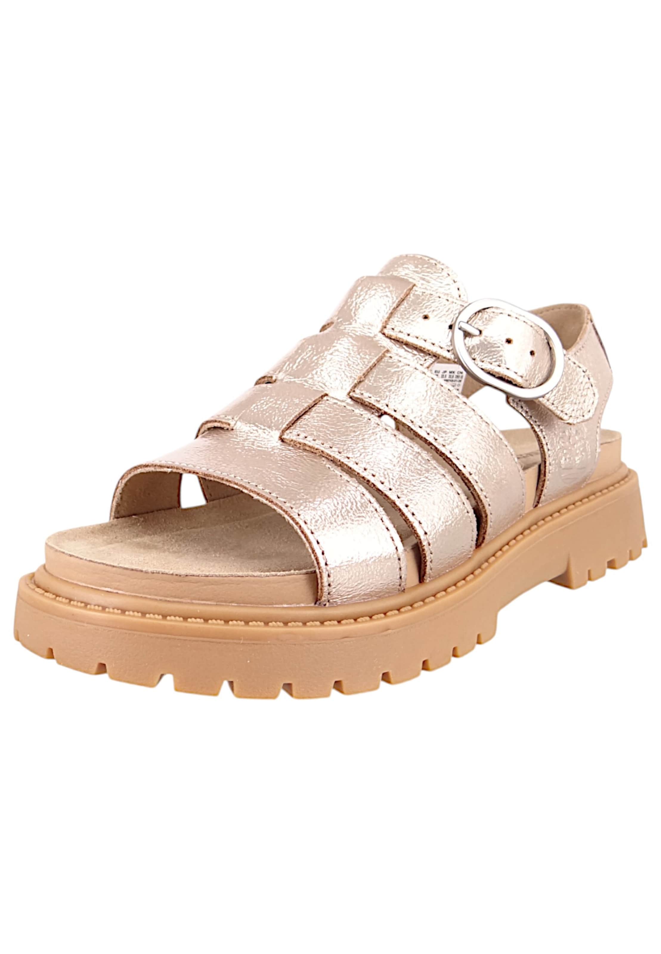 Sandales 'Clairemont Way' TIMBERLAND en or : devant