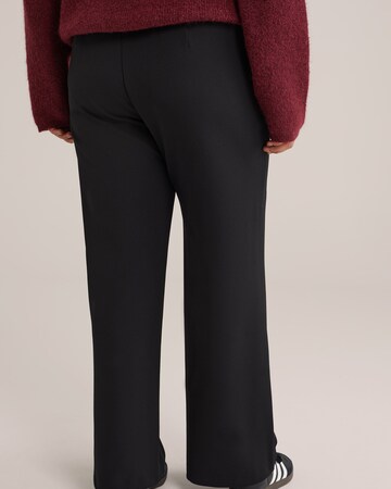 WE Fashion Regular Byxa i svart