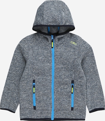 CMP Athletic Fleece Jacket in Blue: front