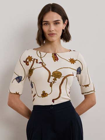 Lauren Ralph Lauren Shirt 'JUDY' in Beige: voorkant