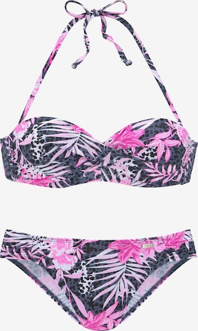 BUFFALO Bralette Bikini in Mixed colors: front