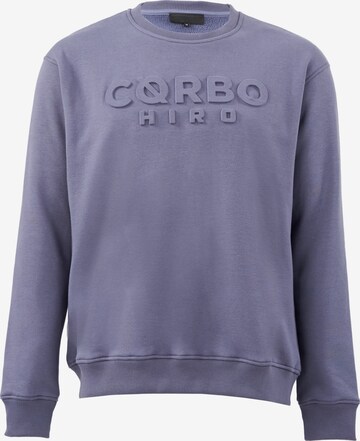 Cørbo Hiro Sweatshirt 'Kitano' in Blauw: voorkant
