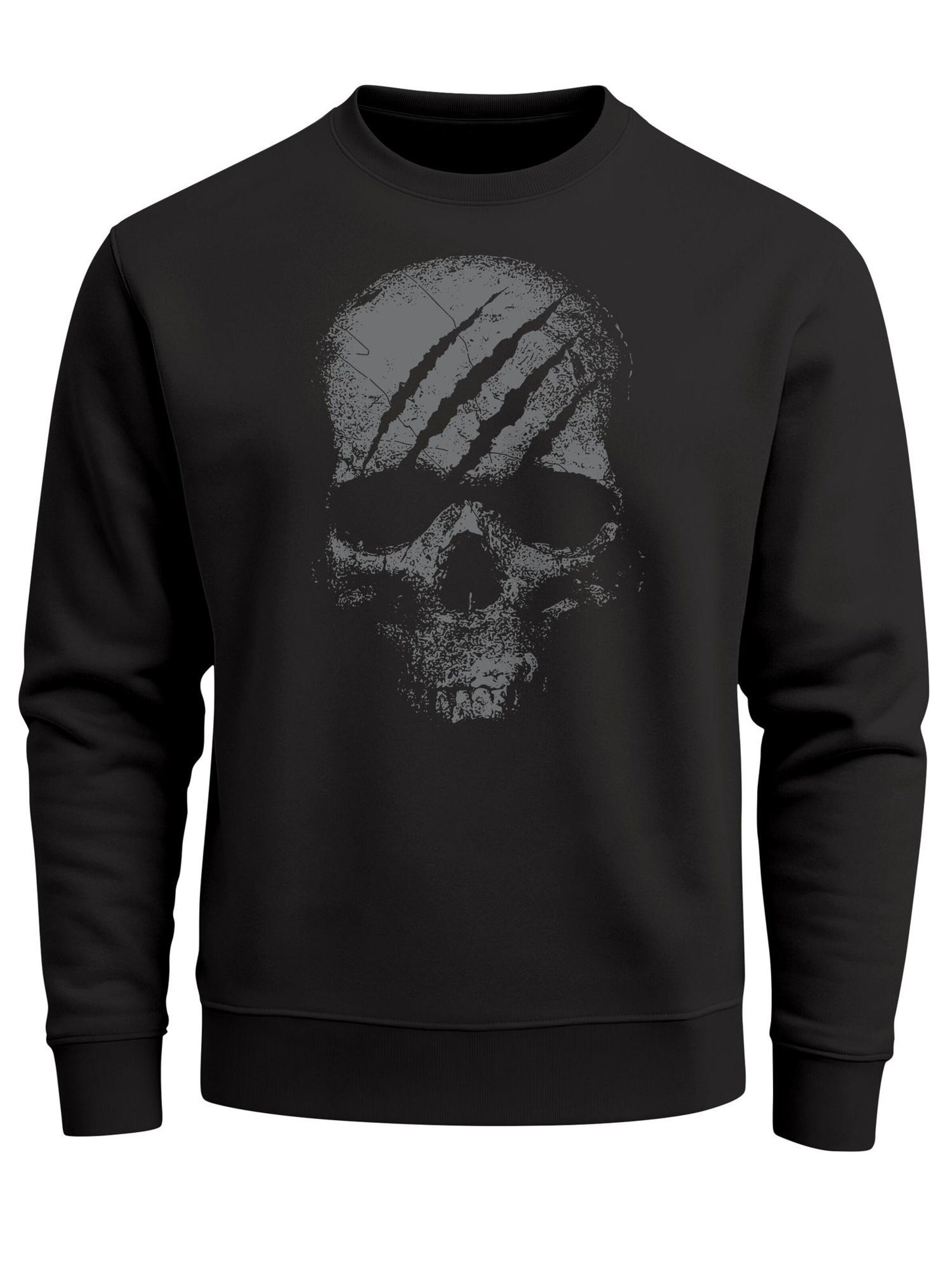 Neverless Sweatshirt 'Skull Gym'‌‌‌ in XS in schwarz, Produktansicht