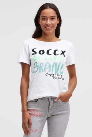 Soccx Shirt in White: front
