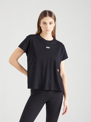 DKNY Performance Μπλουζάκι σε μαύρο: μπροστά