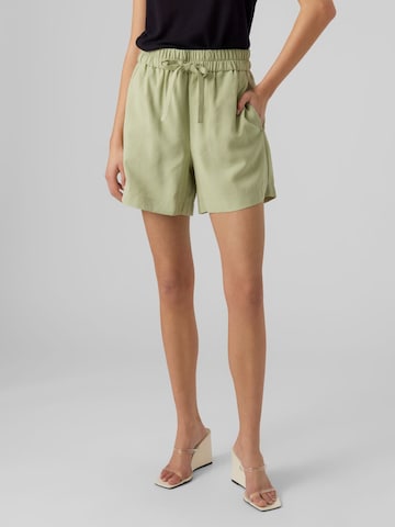 VERO MODA Loosefit Broek 'Carmen' in Groen: voorkant