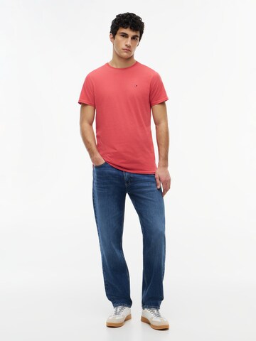 Tommy Jeans Särk 'Extra Slim', värv punane